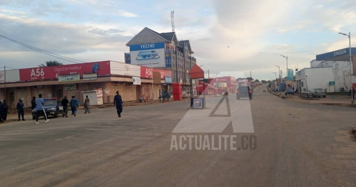 Boulevard de Libération à Bunia