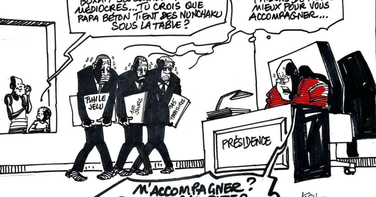 Les caricatures de ACTUALITE.CD sont réalisées par Kash 