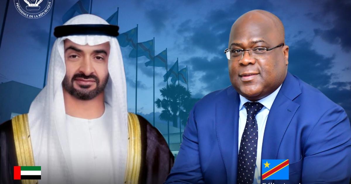 Félix Tshisekedi et Mohammed Ben Zayed Al Nahyane