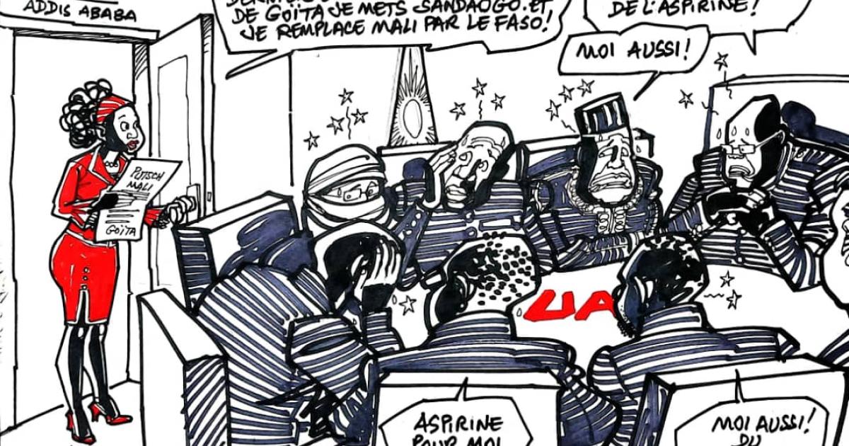 Caricature de ACTUALITE.CD par Kash