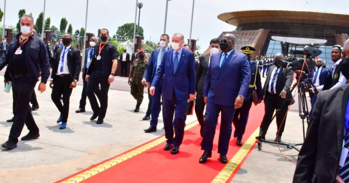 Recep Tayyip Erdogan et Félix Tshisekedi
