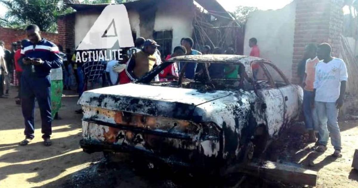 Voiture incendiée dans la région de Beni/Image d’illustration 