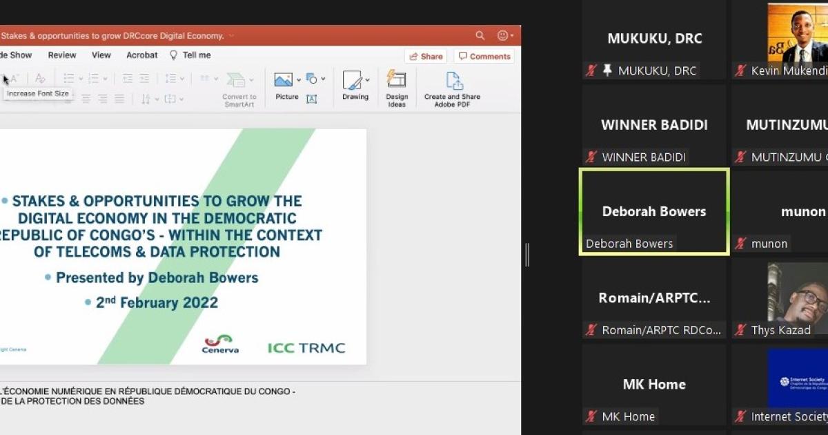 Réflexion sur l'amélioration de taux de pénétration d'internet en RDC 
