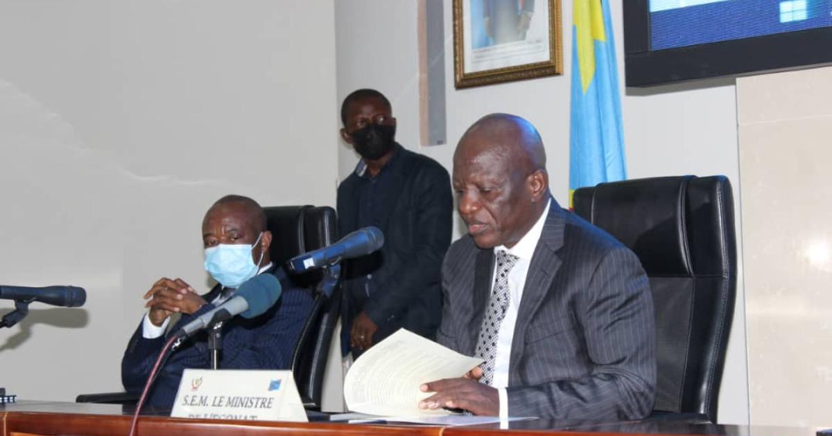 Jean-Marie Kalumba, ministre de l'économie nationale (2022)