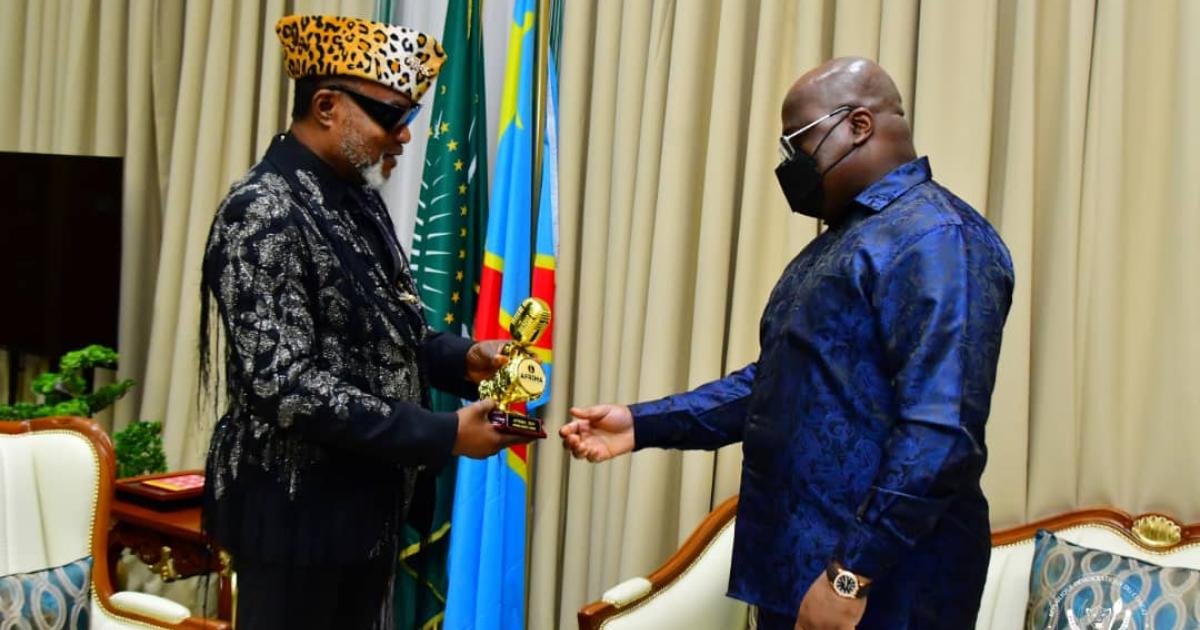 Koffi Olomide reçu par Félix Tshisekedi 