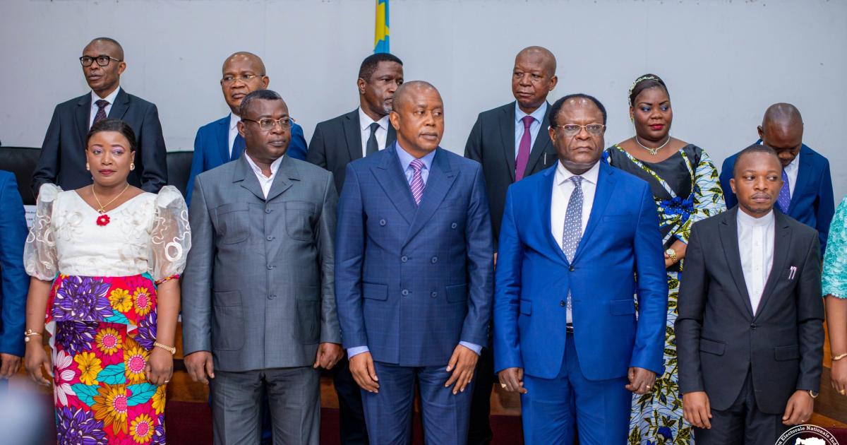 Les membres de la CENI. Photo droits tiers