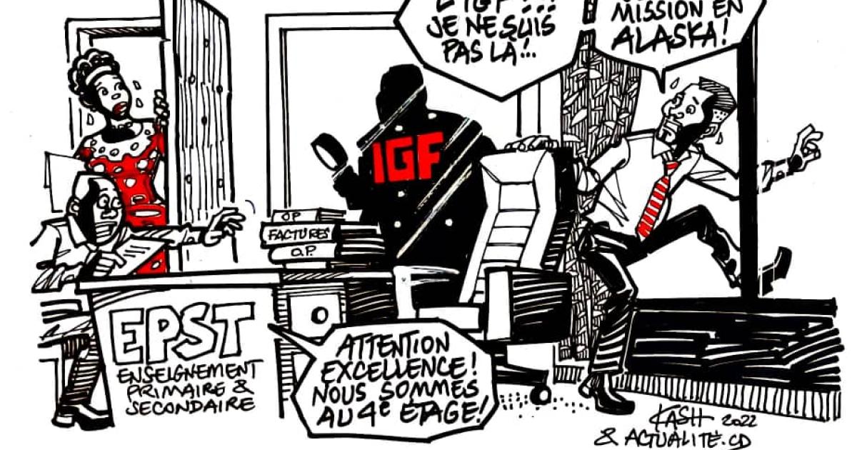 Les caricatures de ACTUALITE.CD sont réalisées par Kash
