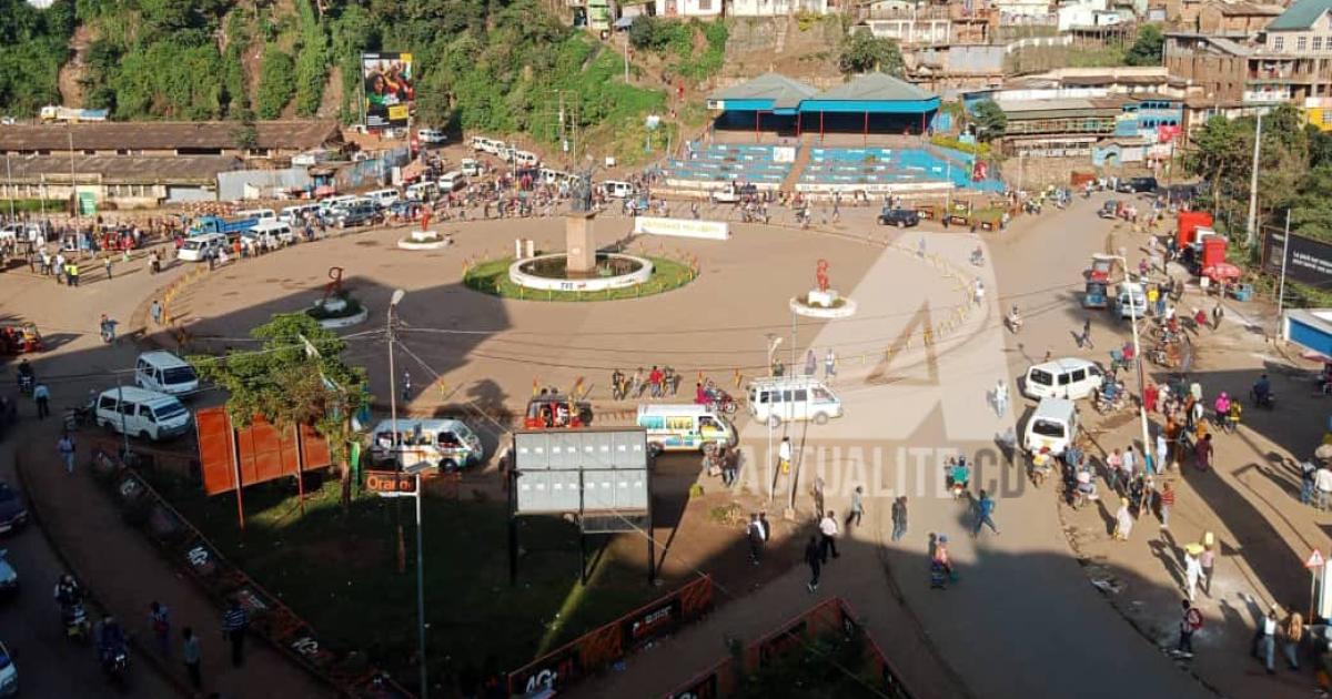 Vue de la ville de Bukavu