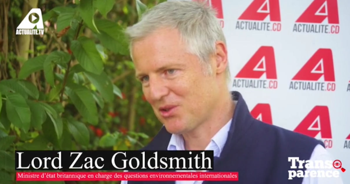 Lord Zac Goldsmith, Ministre d’état britannique en charge des questions environnementales internationales