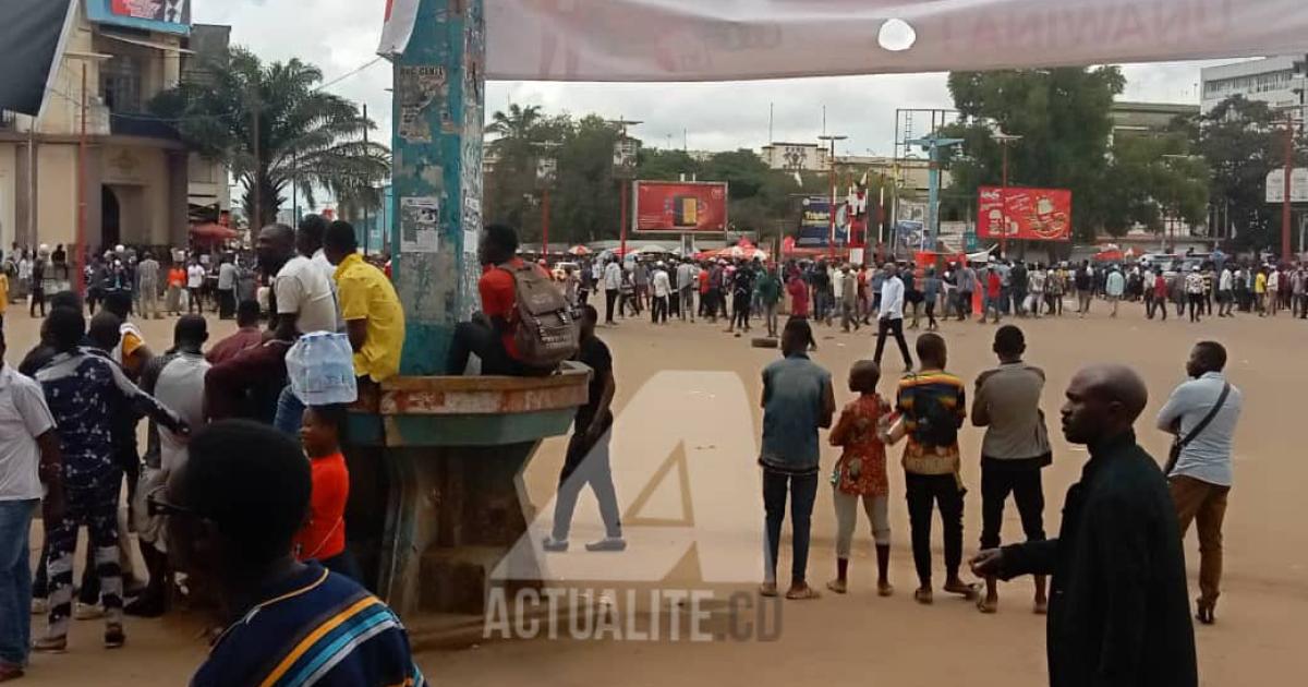 Manifestation des taxi-motos à Lubumbashi 