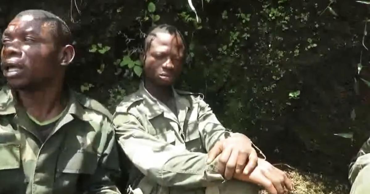 Capture d’écran de la vidéo publiée par le M23