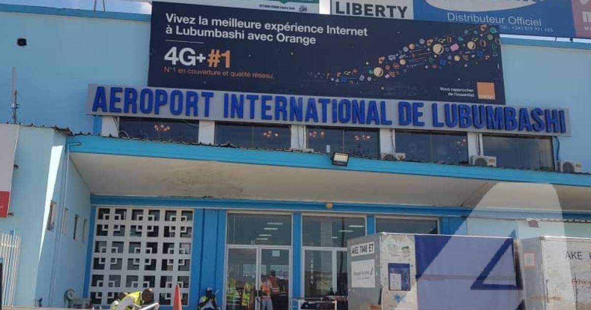 Aéroport de la Luano dans la ville de Lubumbashi
