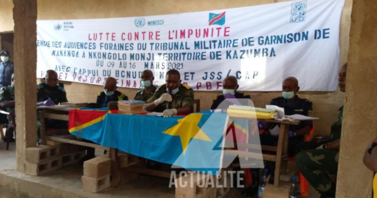 Procès des 8 personnes présentées comme des membres de la milice associée au chef Kamuina Nsapu 