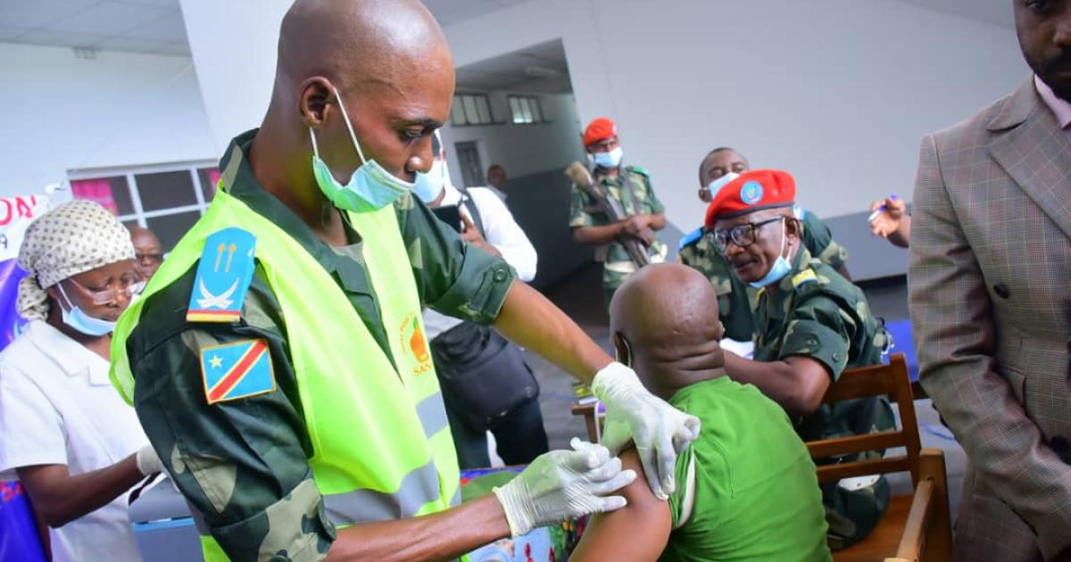Vaccination contre la Covid-19 à Kamina