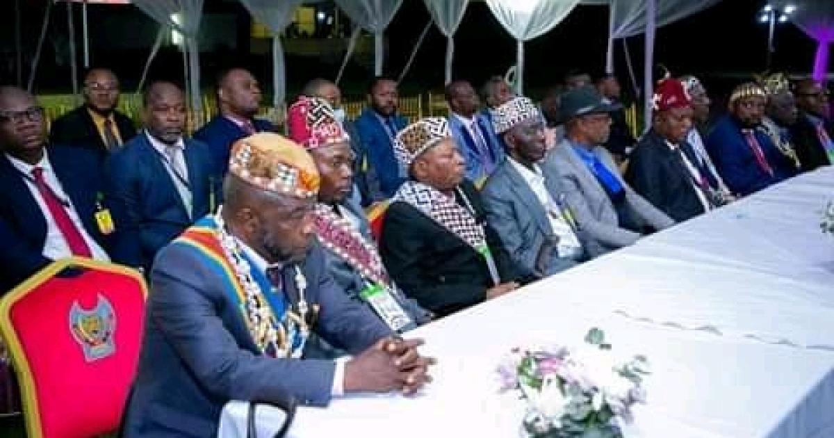 Les chefs traditionnels des espaces Kasaï et Katanga