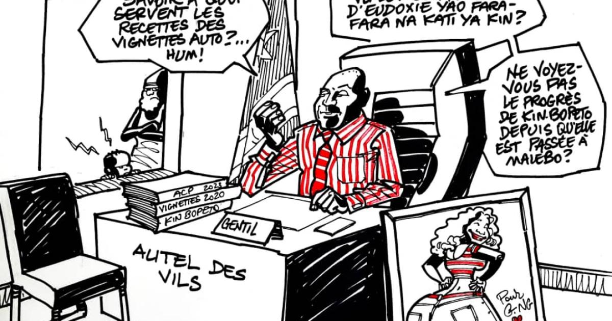 Les caricatures de ACTUALITE.CD sont réalisées par Kash