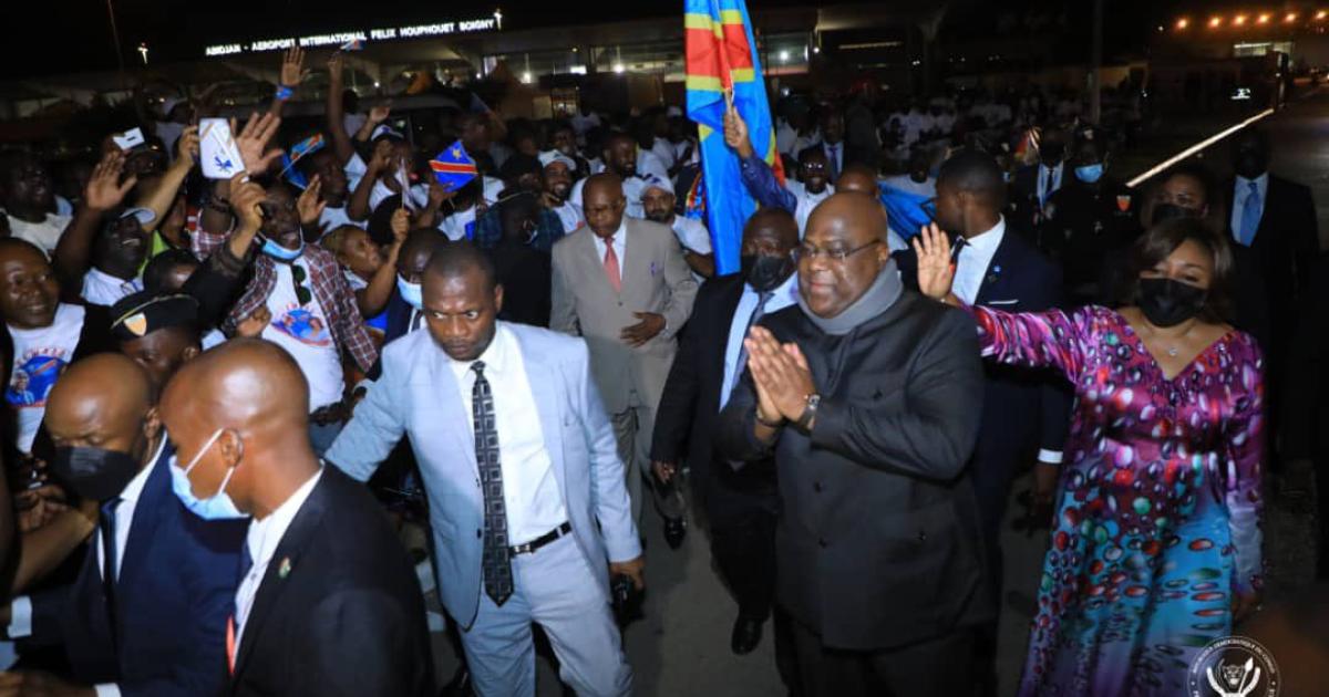 Félix Tshisekedi à Abidjan 