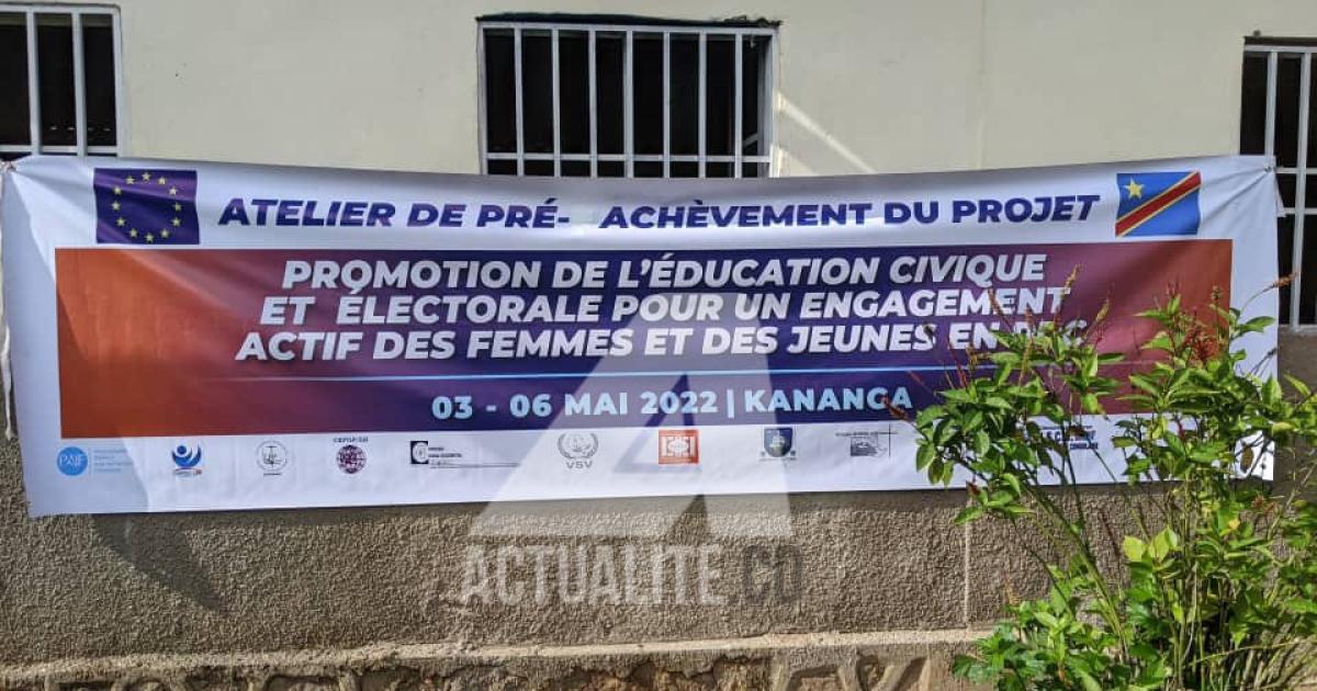 Atelier projet électoral au Kasai Central