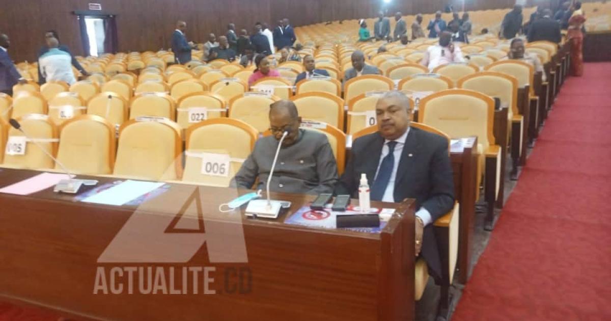 Congrès parlement avec Badibanga
