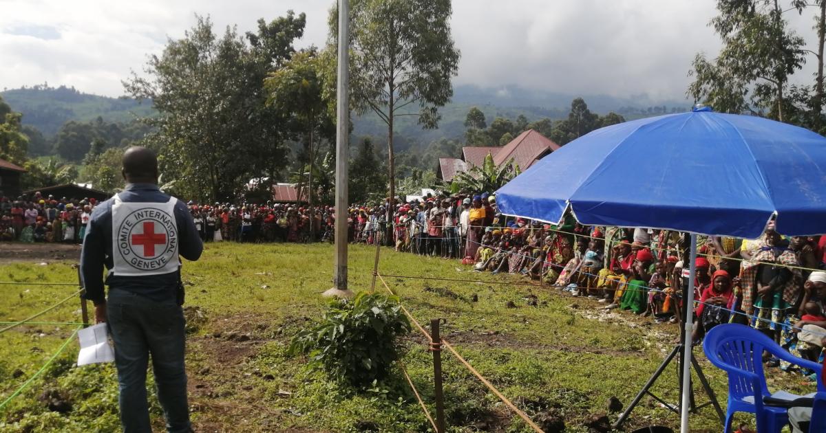 Les déplacés suite aux combats M23-FARDC. PH. CICR