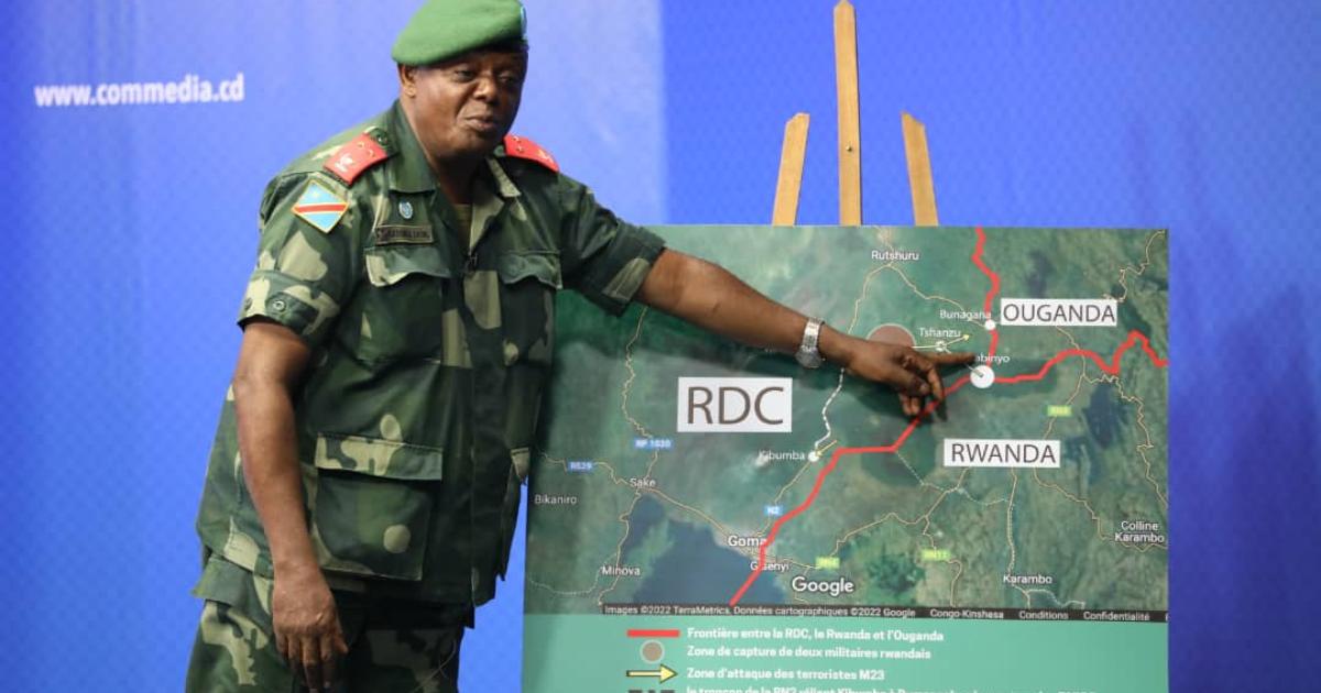 Général Léon Richard Kasonga, porte-parole des FARDC