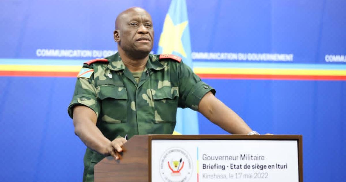 Lieutenant-général Johnny Luboya, gouverneur militaire de l'Ituri 