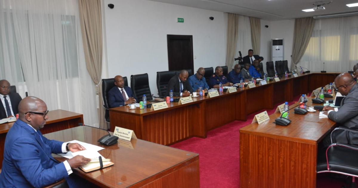 Sama Lukonde en réunion sur les embouteillages à Kinshasa