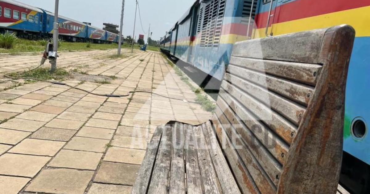 Train urbain à Kinshasa. Photo actualite.cd