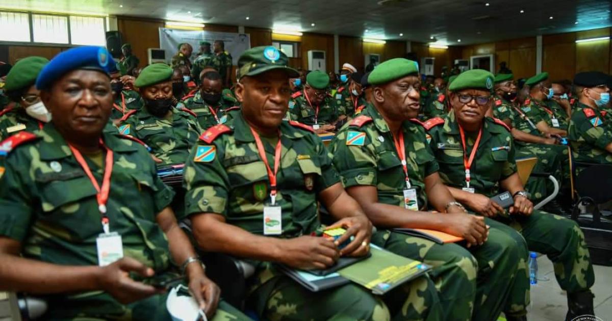 Les FARDC lors d'un séminaire organisé par le ministère de la défense
