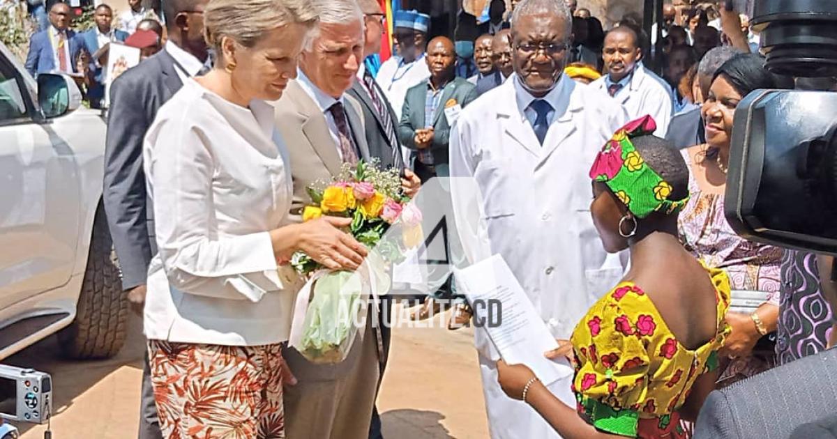 Denis Mukwege et le couple royal belge