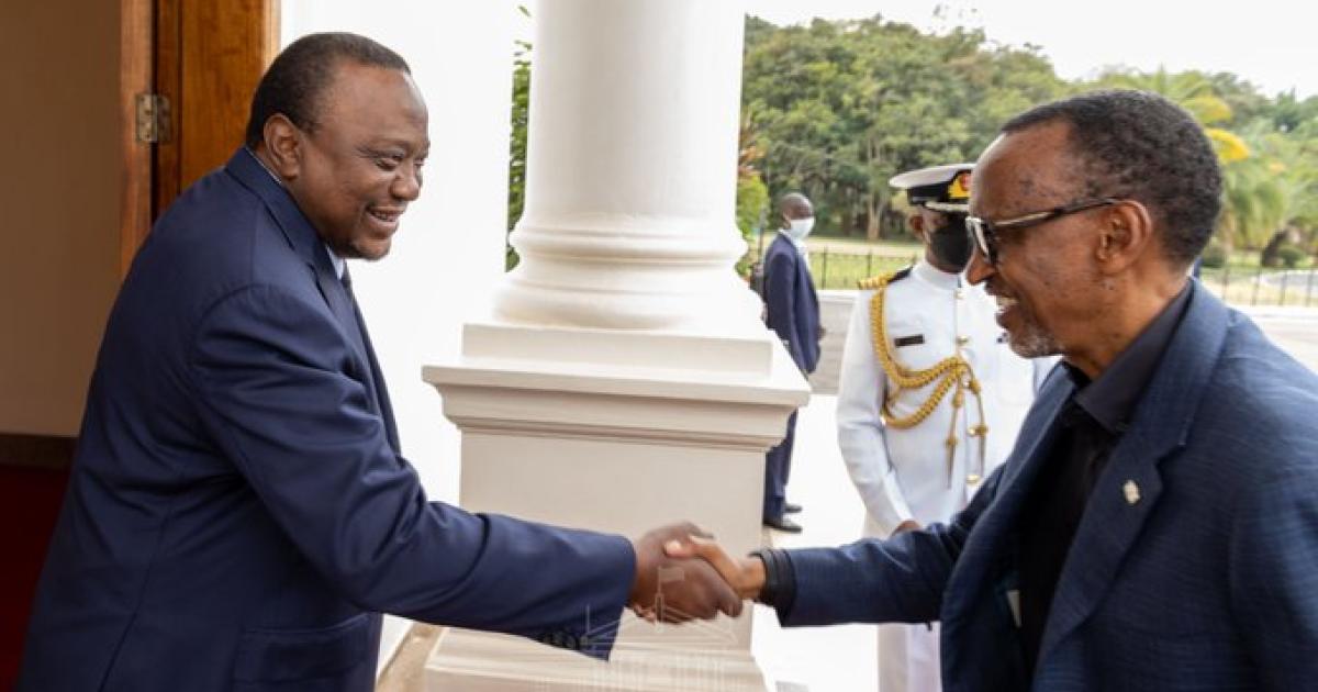 Uhuru Kenyatta et Paul Kagame