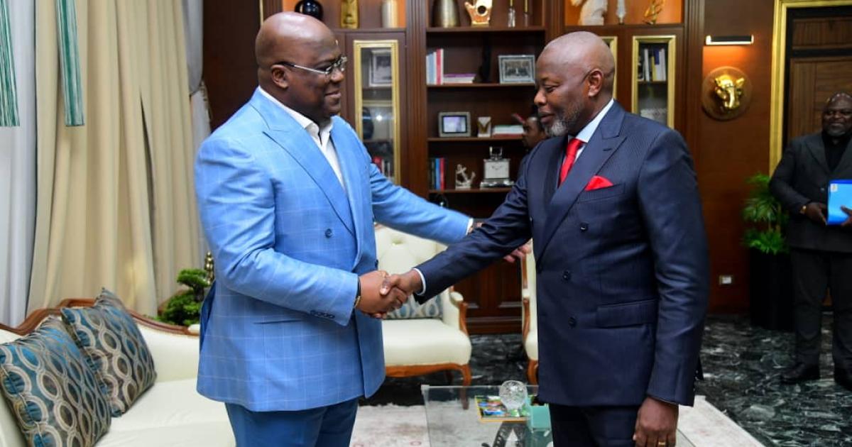 Vital Kamerhe et Félix Tshisekedi 