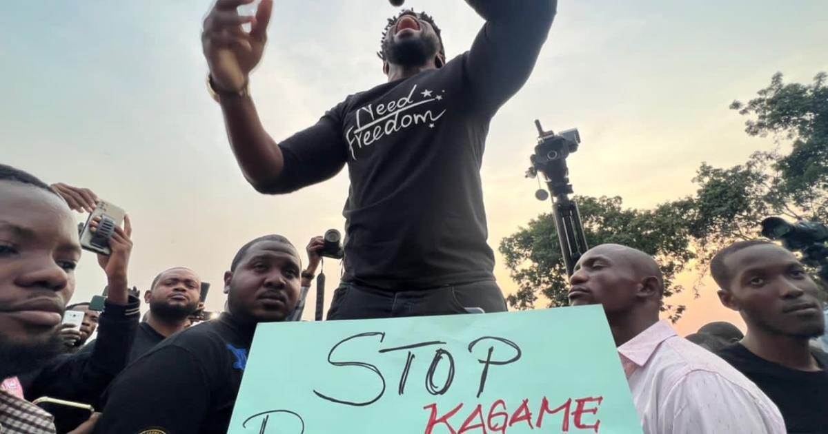 Manifestation contre l’agression rwandaise 