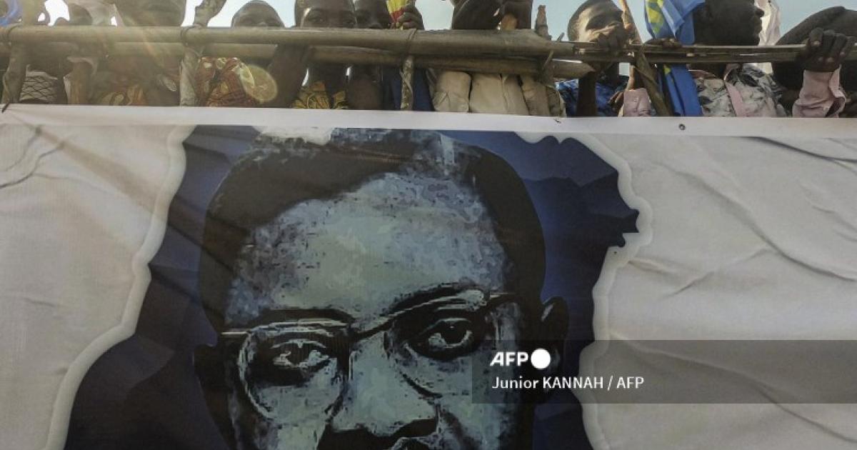 Hommage à Lumumba à Tshumbe, Junior KANNAH / AFP