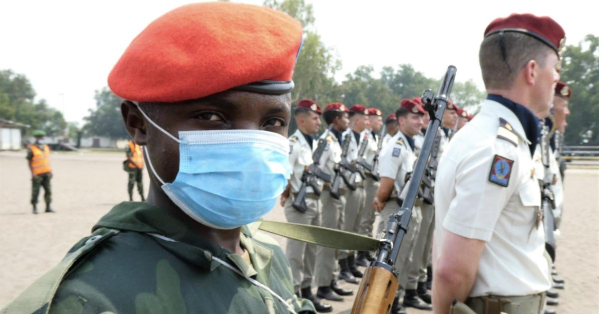 Les FARDC avec les formateurs français 