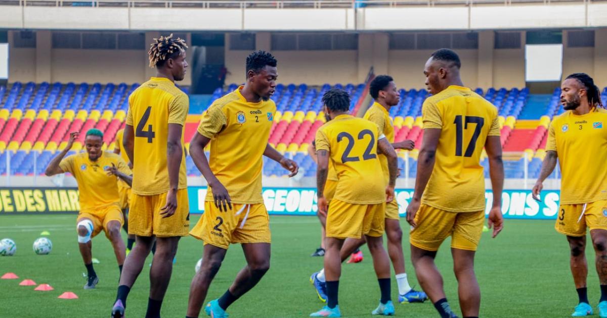 La sélection congolaise se prépare au Stade des martyrs 