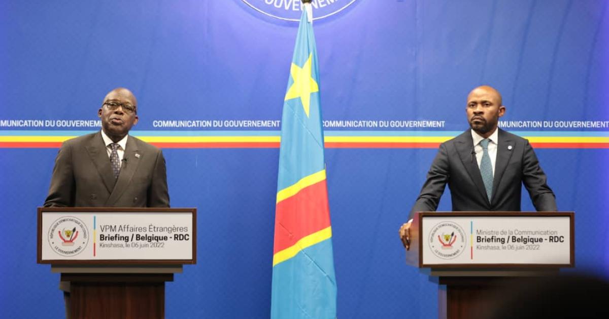 Christophe Lutundula et Patrick Muyaya 