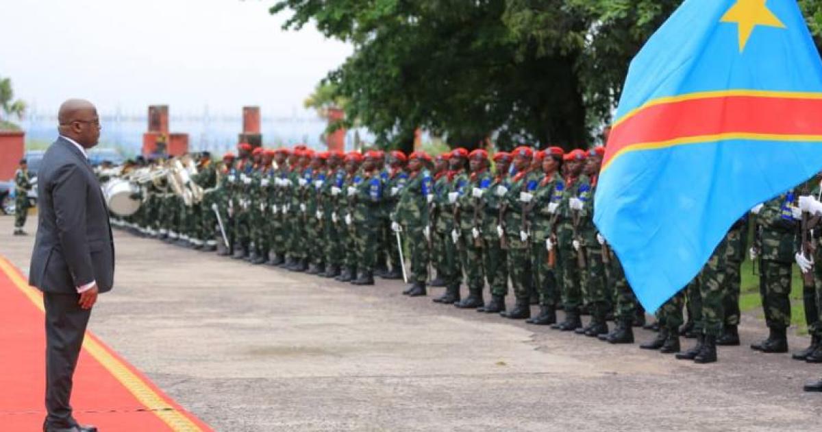 Tshisekedi devant les FARDC