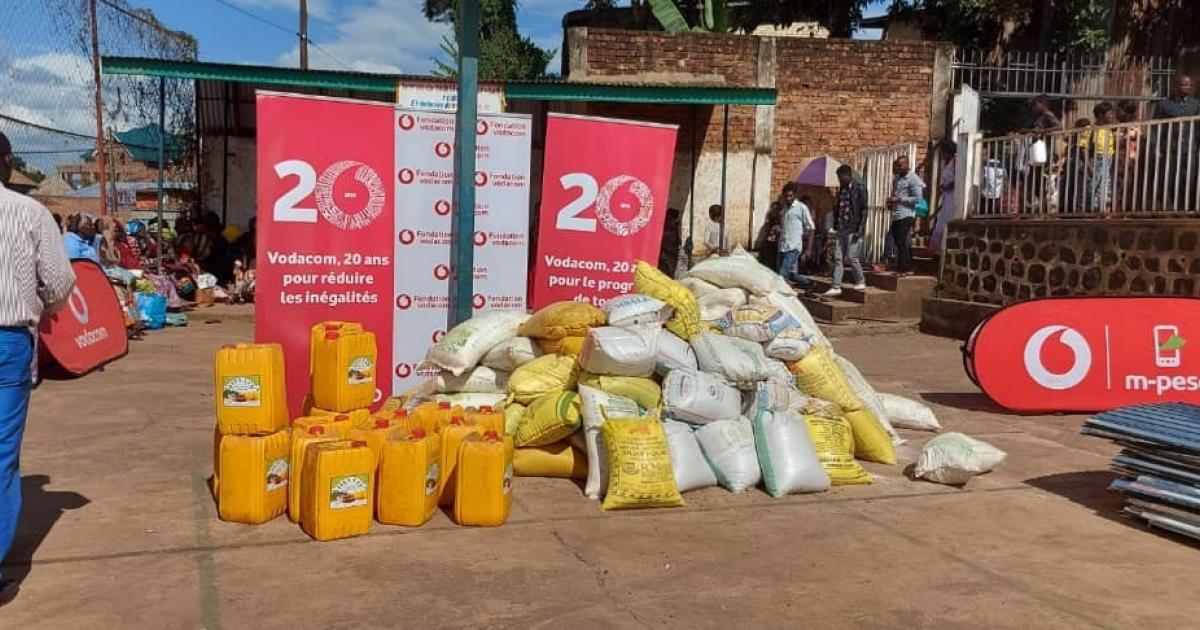 dons vodacom au Sud-Kivu