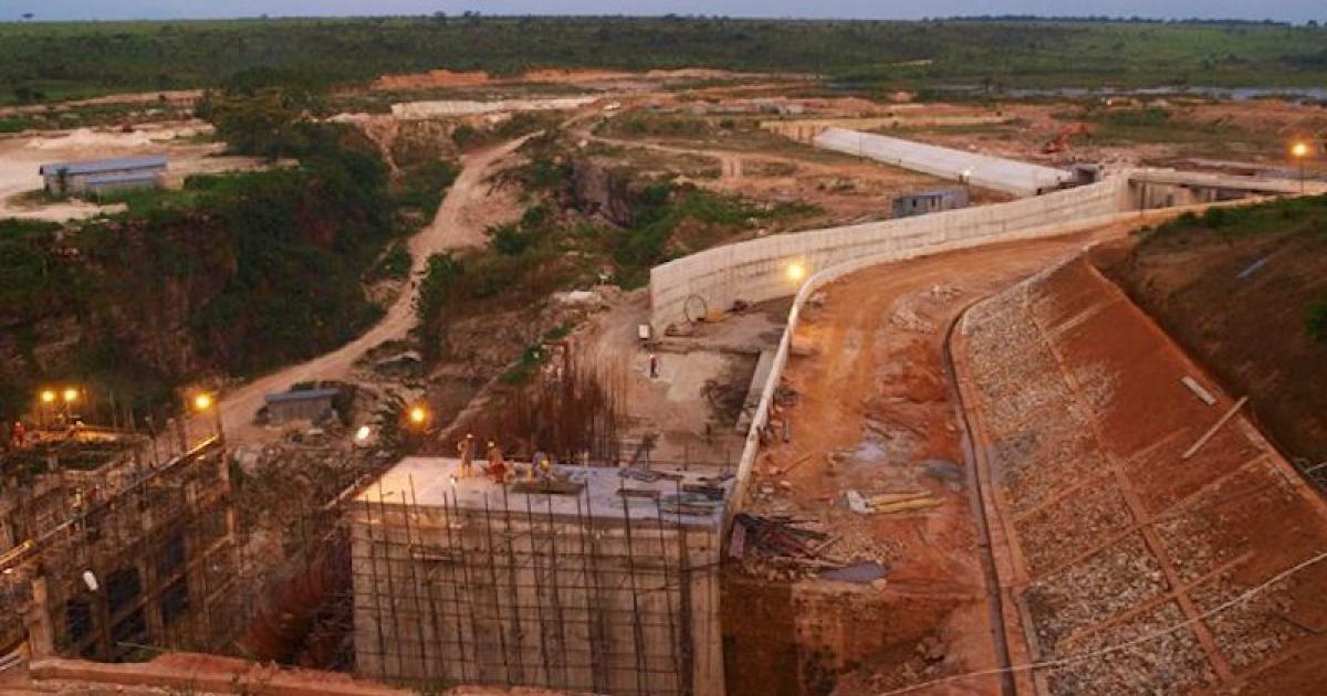 Des travaux de réhabilitation de la centrale de Kakobola. Photo droits tiers