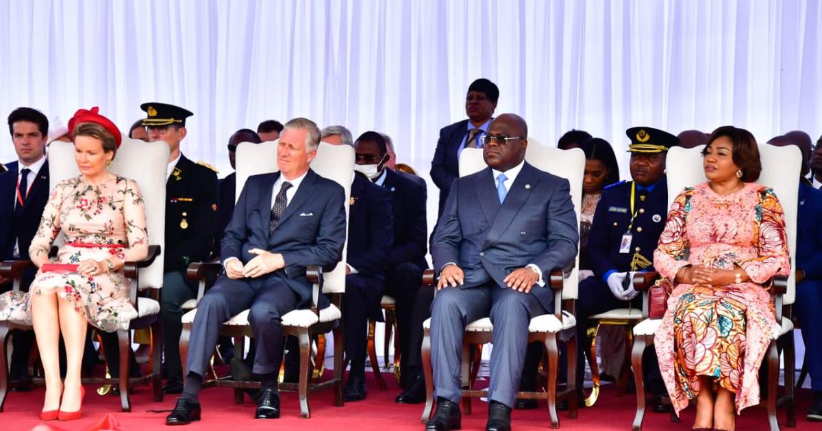 Les couples présidentiel congolais et royal belge