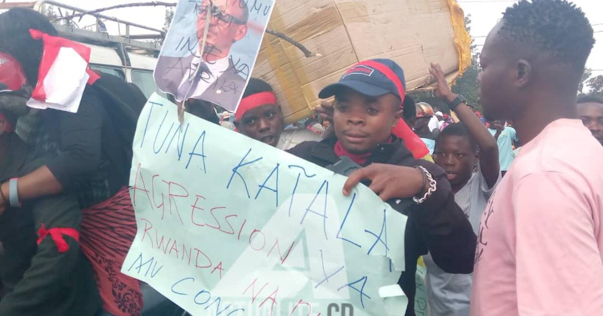 marche de soutien aux FARDC à Goma