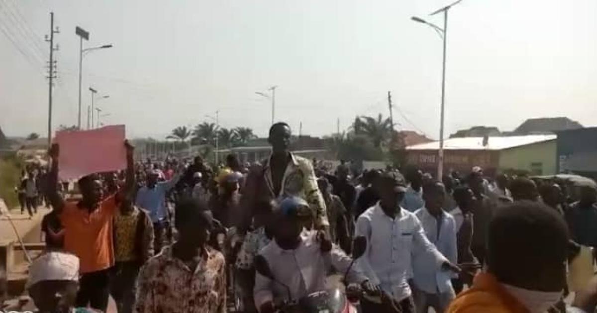 Manifestation des étudiants de l'UNIKAL