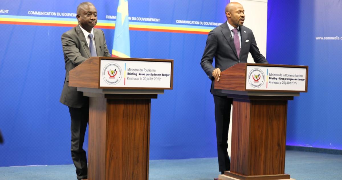 Patrick Muyaya et Modero Nsimba