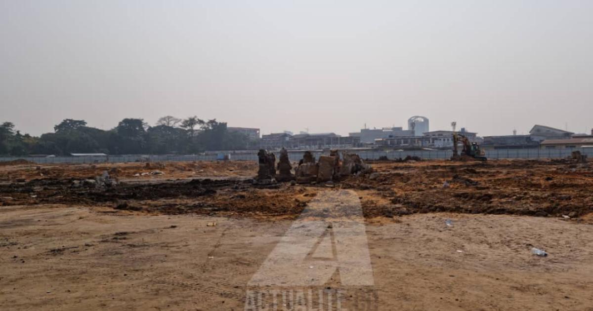 les travaux de reconstruction du marché Zando