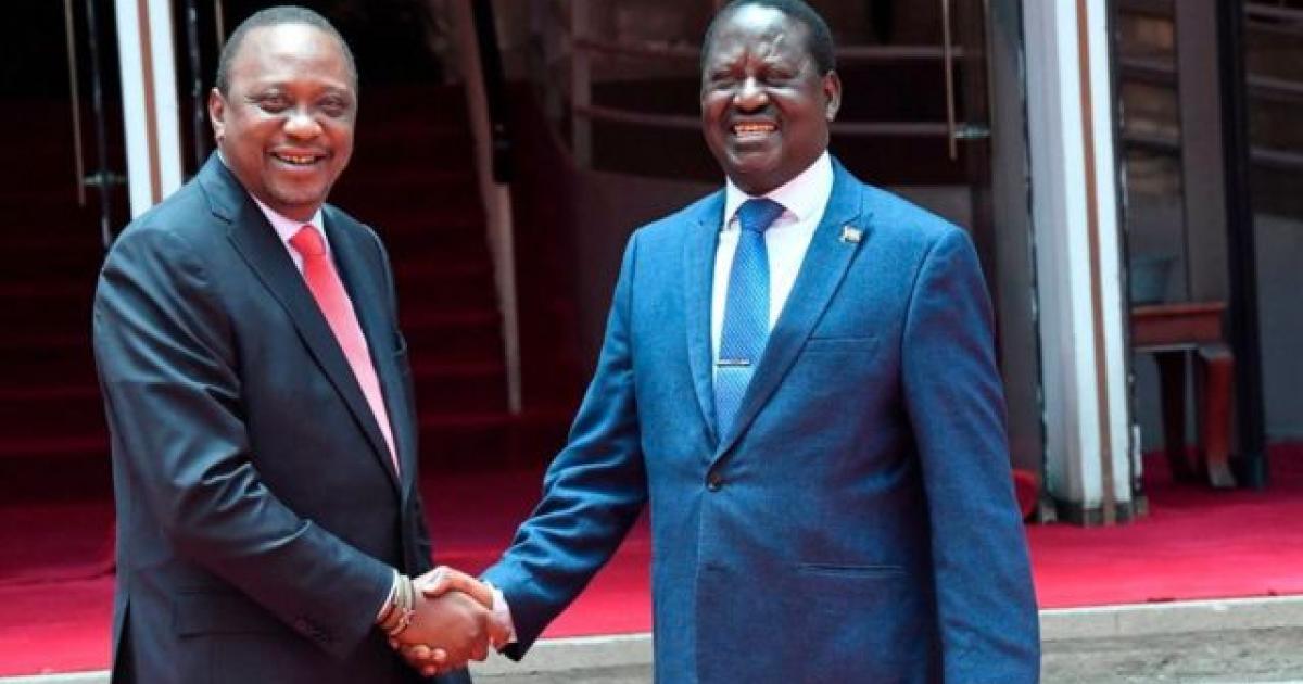 Uhuru Kenyatta et Raila Odinga 