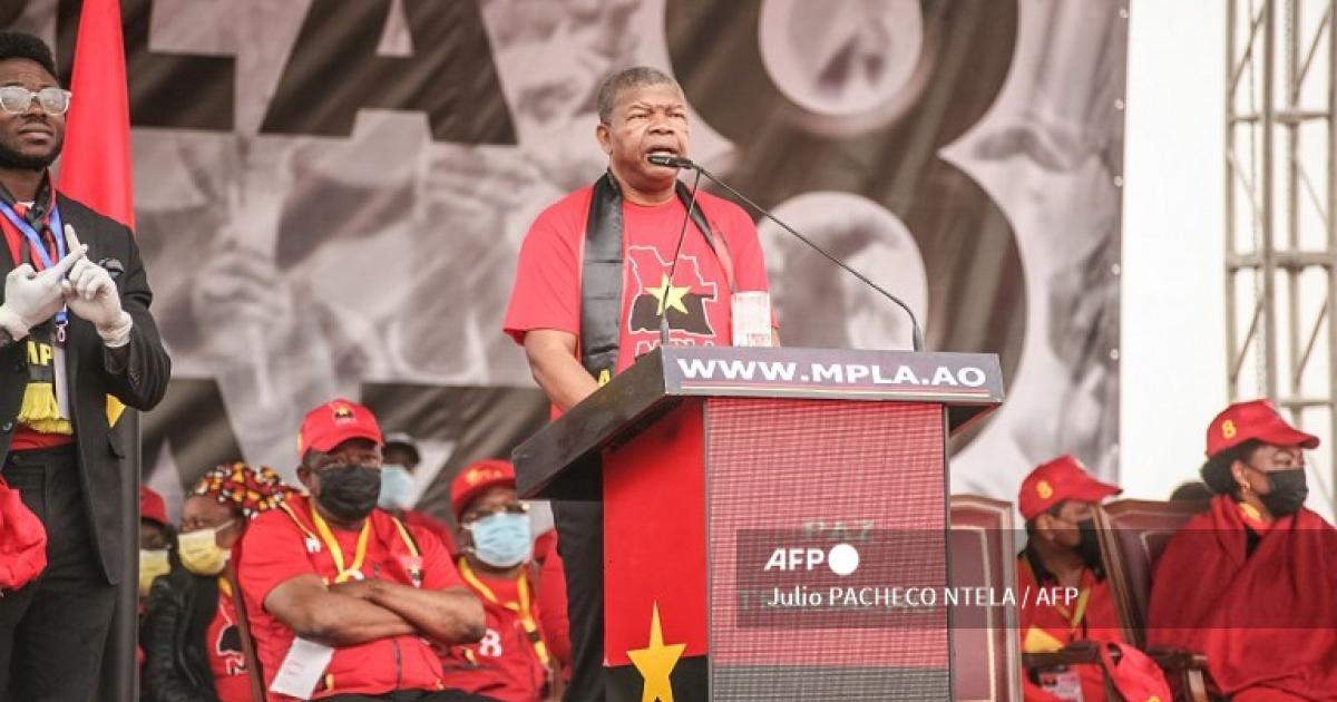 Joao Lourenço lors de la campagne électorale