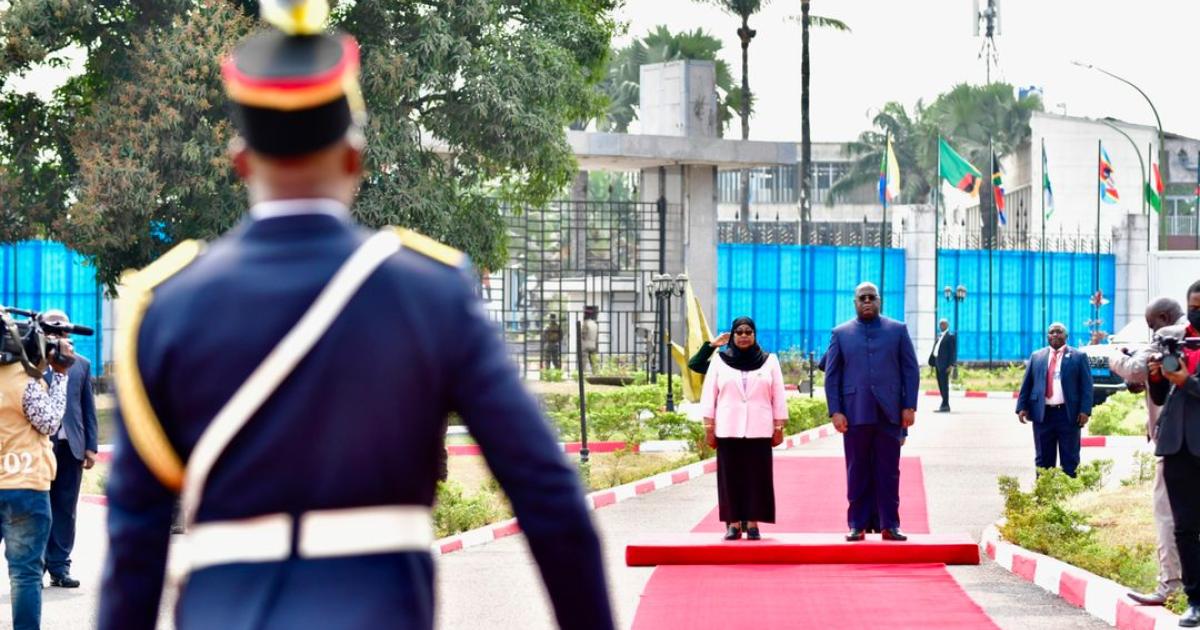 Samia Suluhu et Félix Tshisekedi