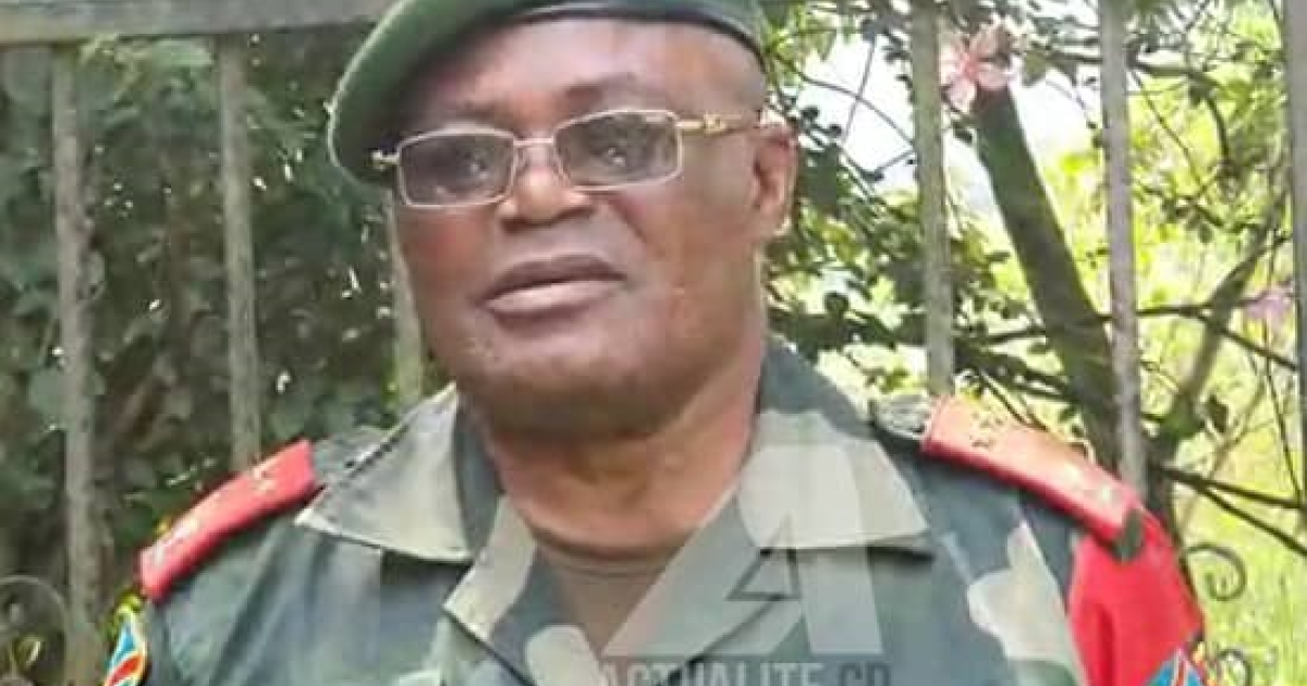 Le général major Bombele Lohola Camille