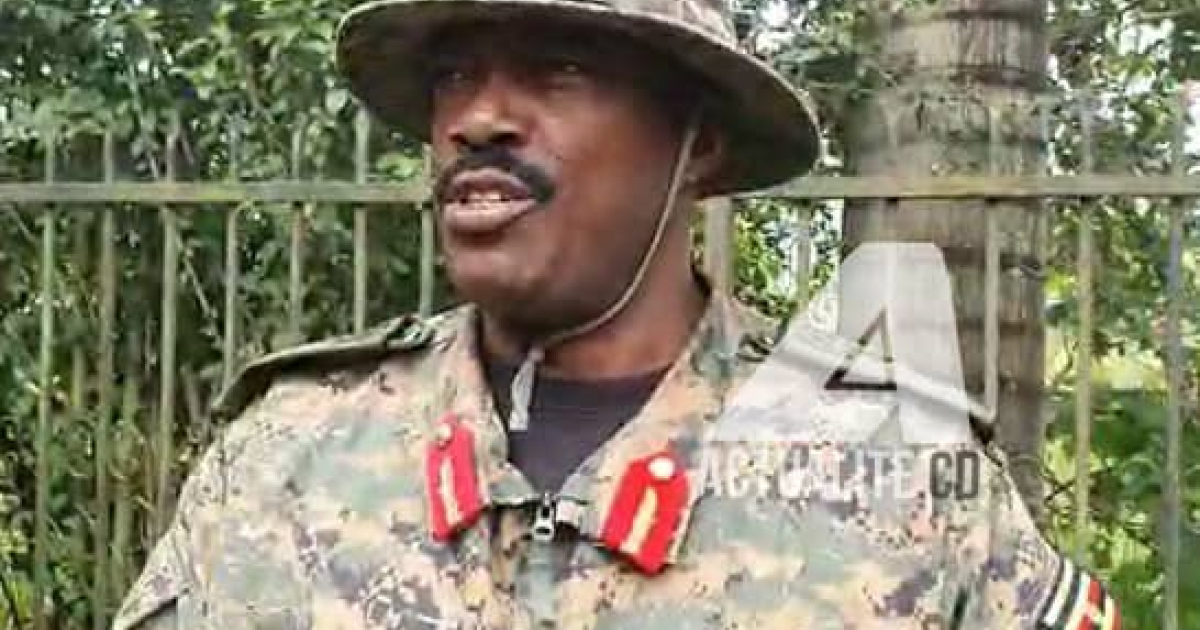 Le général major Kayanja Muhanga de UPDF 